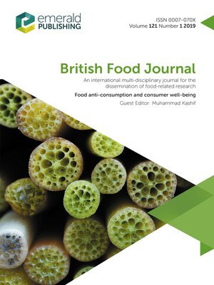 cover image of British Food Journal, Volume 121, Number 1